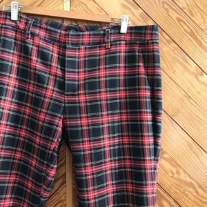 ZARA Plaid Ankle Pants